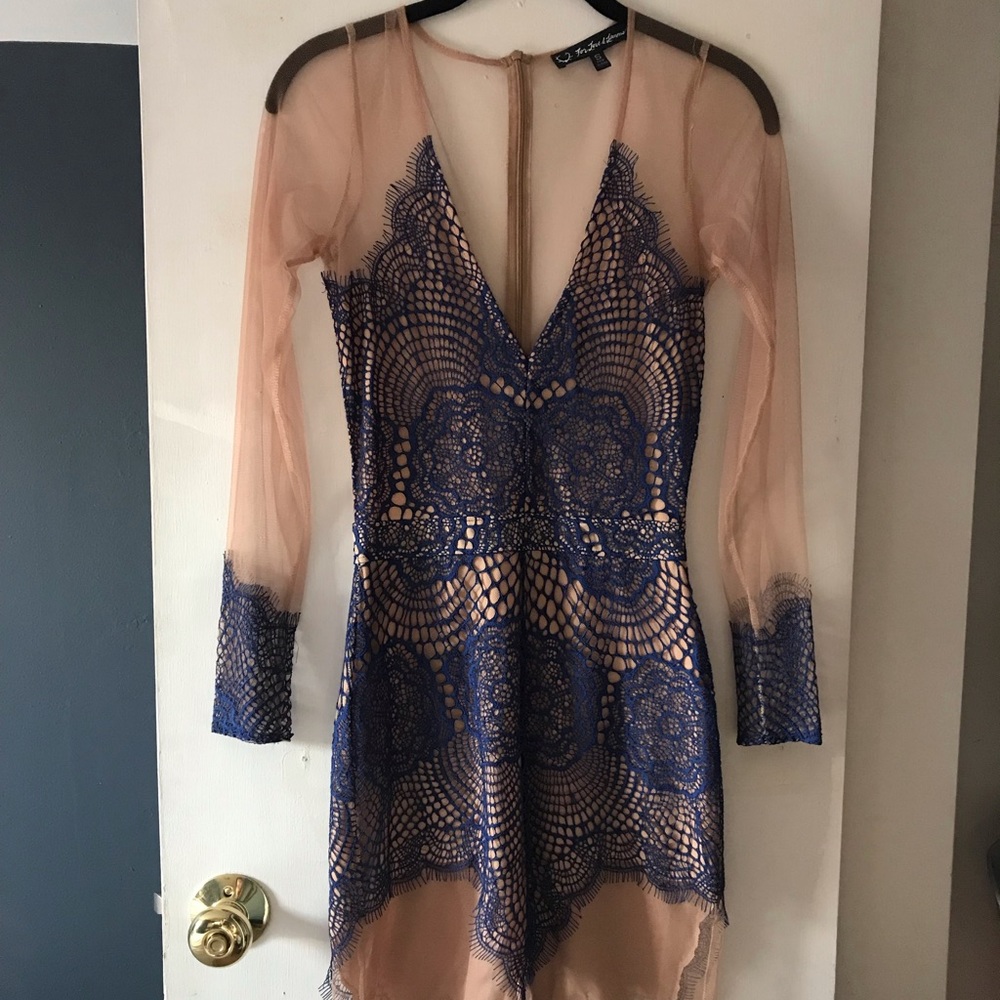 For Love & Lemons lace party dress